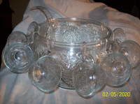 Vintage Punch Bowl set