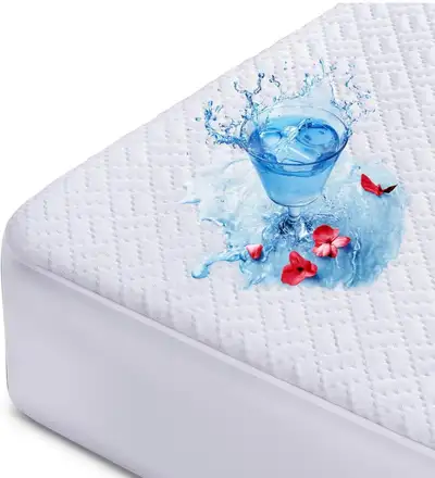 100% Waterproof Mattress Protector King Size, Mattress Cover 3D , View more