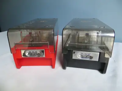 Floppy Disk Storage Containers Stores 3-1/4” Floppy Disks Holds about 50 disks Three-digit combinati...