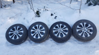 4 MAG Toyota /4 pneus cloutés Nokian Nordman 7 195/65 R15 95 XL