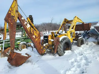 John Deere Diesel Tractor and Backhoe Loader, View more