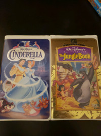 Walt Disney Old Vintage VHS Tapes 