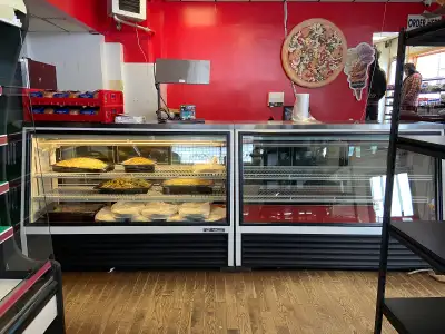 Two in very good shape, commercial true fridges. Both of them were bought at the same time and are a...