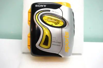 For sale is this excellent sounding vintage Sony Sports Walkman WM-FS111 radio/cassette player. It d...