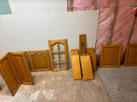 For sale oak kitchen doors and drawers 