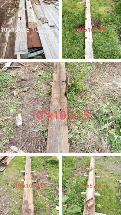 reclaimed 150 year old hand hewn barn beams, View more