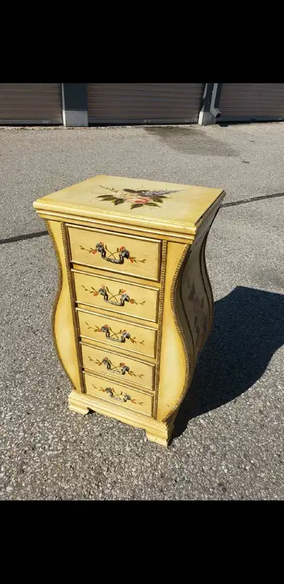 Floral Painted Accent Chest, View more