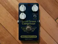 Pédale Mad Professor Forest Green Compressor Hand Wired