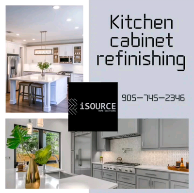 Kitchen cabinet refinishing painting , View more