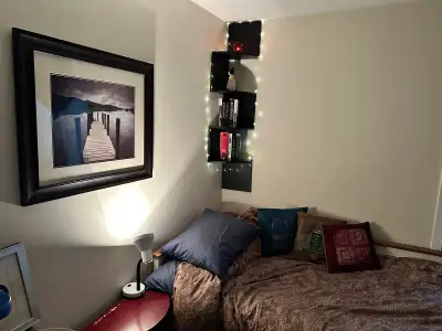 Available now. Sunny room in two bedroom apartment in Regal Heights/Davenport area. Room is fully fu...