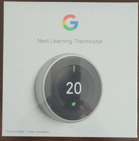 Brand new Google nest thermostat self learning