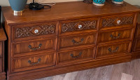 Antique big dresser - solid wood amazing quality