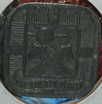 1942 Netherlands 5 cent 
