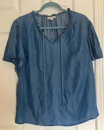NEW Style & Co Denim Top , View more