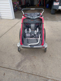 thule chariot twin stroller with jogger and bike attachments
