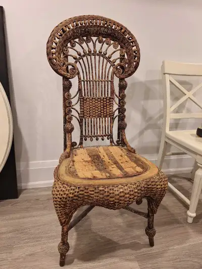 Wicker Wood Chair, View more