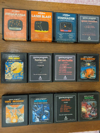 Lot of 12 Atari 2600 games (tested, working)