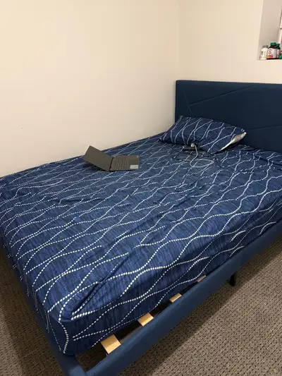 queen size bed with mattress , View more