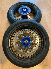 Alpina Carbon fiber wheels 17 supermoto