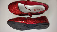 Red slippers size 13