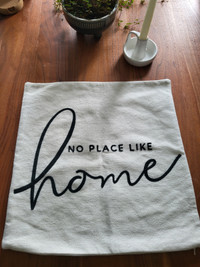 "No Place Like Home" Pillow Case for Throw Pillow