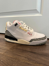 Jordan 3 White (Size 10)