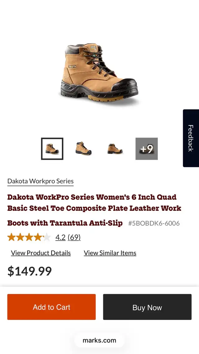Dakota WorkPro Series Steel Toe Boots in Other in Calgary - Image 10