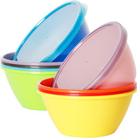 9 Youngever Plastic Bowls