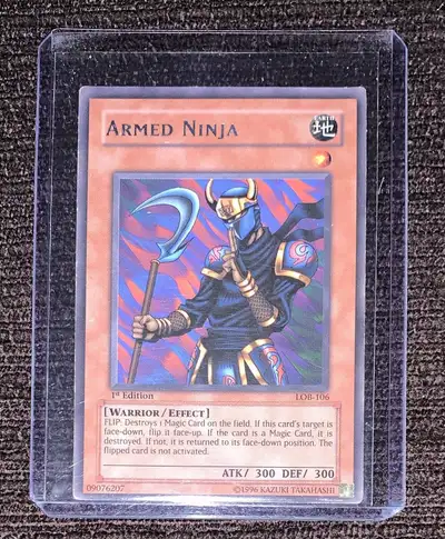 Yu-Gi-Oh Armed Ninja LOB-106 Rare 1st Edition, View more
