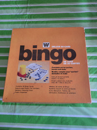 Jeu de Bingo vintage pour 50 joueurs complet comme neuf
