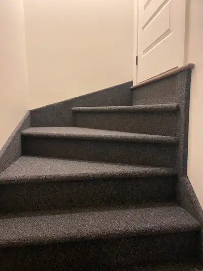 Pose tapis, prélart travail garantie plus de 30 ans d’expérience spécialité escalier estimation grat...