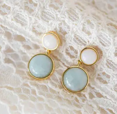New in Box - Mogano Jewelry & Accessories - Jade Jilly Studs from the Summer 2025 Jilly Box Take you...