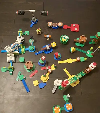 Lego Mario (3 sets combined) excluding Mario and Luigi