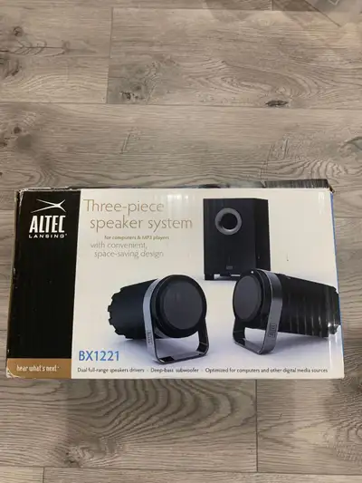 Altec Lansing BX1221 Three-Piece Speaker System, View more