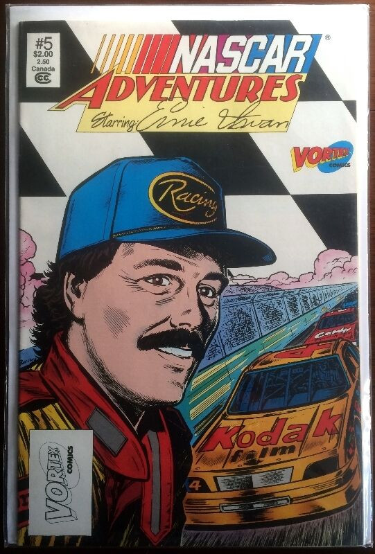 NASCAR ADVENTURES ~ VOL 1 ~ ISSUE #5 ~ ERNIE IRVAN ~ 1991 in Arts & Collectibles in Winnipeg