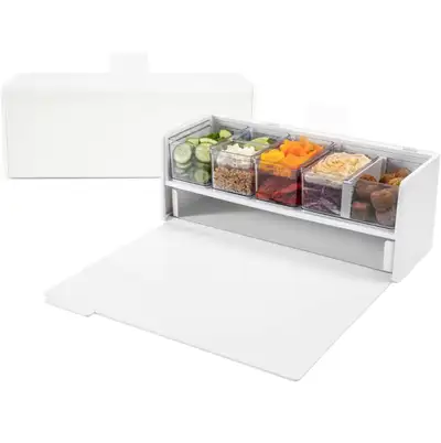 Prepdeck Mini Recipe Prep & Storage Station - New Compact Design, View more