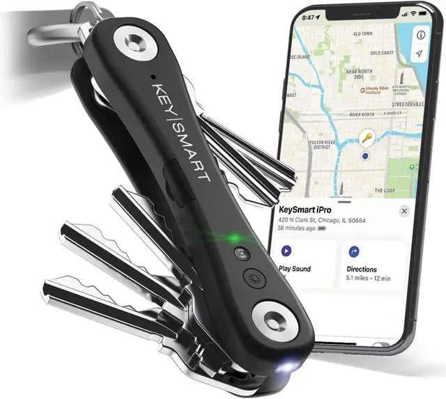 KeySmart iPro Key Organizer Keychain Apple Find My FindMy in General Electronics in Calgary - Image 3