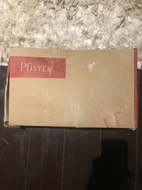 Pfister rhen black 3 piece shower system -brand new 