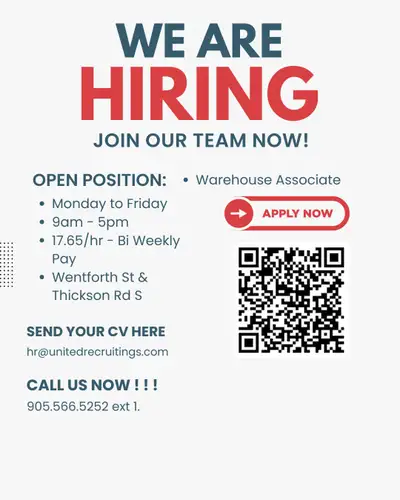 Hiring General Labour - Start Tomorrow, View more