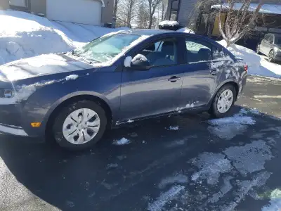 Private Sale ..2014 Chevy Cruze ,Only 65000km! 4 Cyl.NON-Turbo, 6 speed manual,works and looks like...