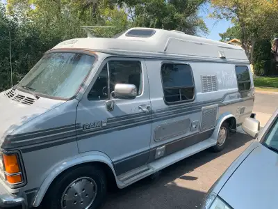 I am selling a 1988 Dodge Ram Regency Class B Camper Van. This classic camper van features a cozy in...