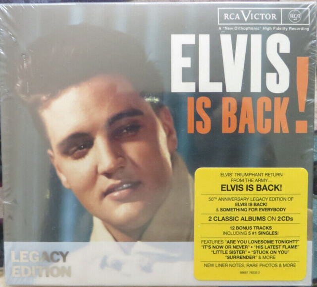 ELVIS PRESLEY  TWO CD LEGACY EDITION-NEW in CDs, DVDs & Blu-ray in Kitchener / Waterloo