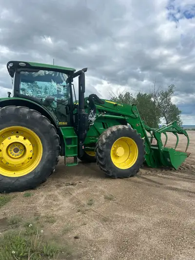 IVT Transmission 4 Hydraulics JD # 680 Front End Loader and Grapple 540 and 1000 PTO 3695 Hours Cont...