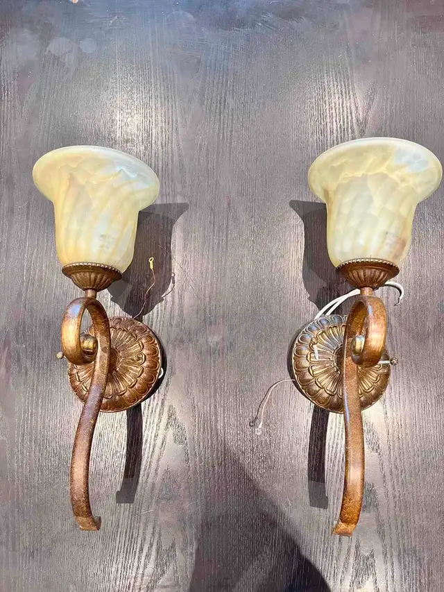 Vintage Chandelier w/ 2 Wall Sconce Lighting Set63240734997379121