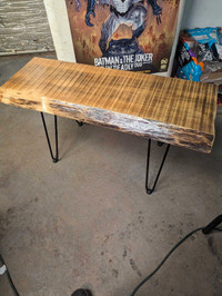 Handmade live edge table
