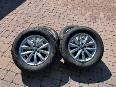 Tires used only one winter!! At least 65% tire tread left on these Pirelli Ice Zero winter tires. Th...