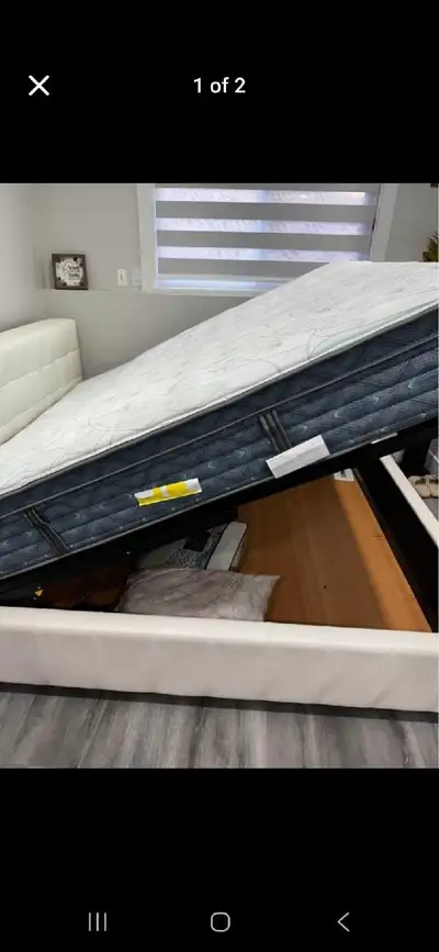 Kingsize Bed with mattress (Sealy), View more