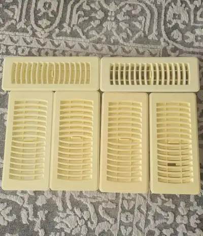 6 FLOOR REGISTER VENT COVERS. 4 of 4"×10" & 2 of 3"×10, View more