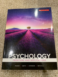 Psychology Frontiers and Applications 7th Edition