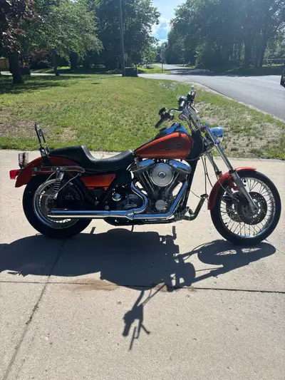 1985 Harley Davidson FXCR (known as the candy glide) only 1075 built